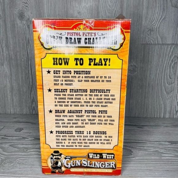 Jasman 2004 retro Wild West pistol Pete quick draw game cowboy game - Picture 6 of 6
